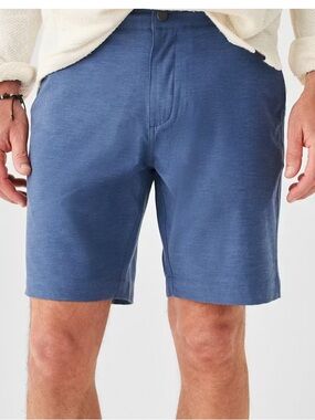 Faherty Navy blue All Day 4-Way Stretch Shorts men’s size 32